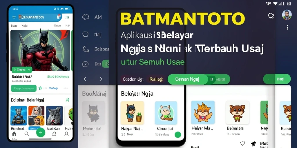 Antarmuka aplikasi BATMANTOTO yang menarik dan fungsional.