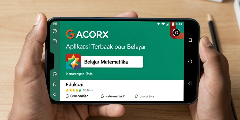 Antarmuka GACORX yang interaktif dan menarik untuk belajar matematika.
