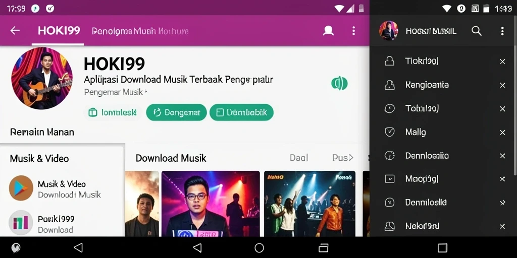 Antarmuka HOKI99 yang sederhana dan fungsional untuk Download Musik.
