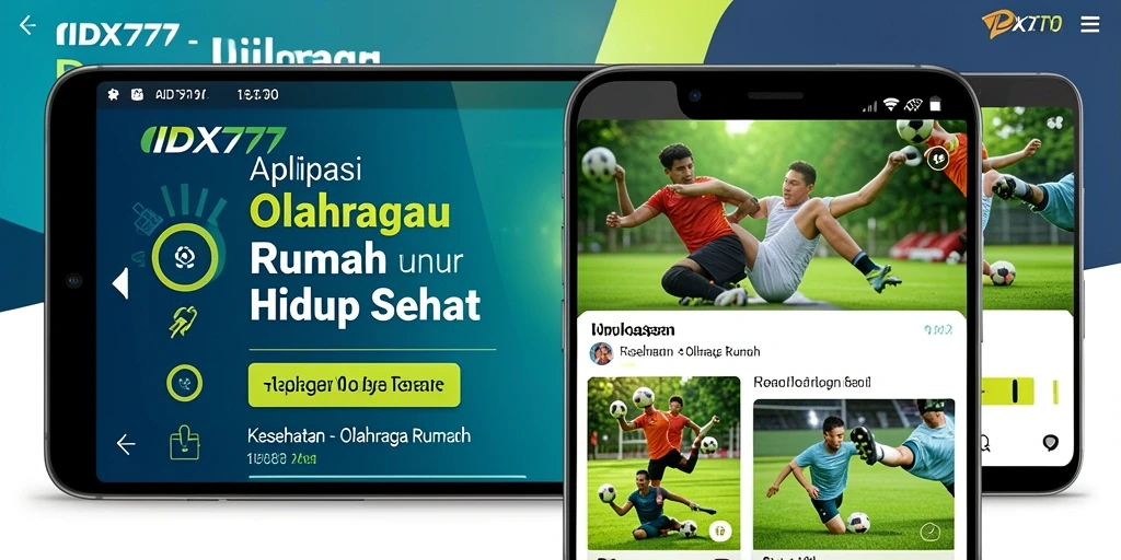 Antarmuka pengguna IDX777 yang intuitif dan menarik.