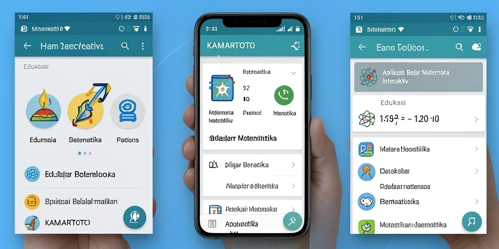 Tampilan antarmuka KAMARTOTO yang menarik dan mudah digunakan.