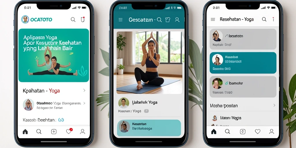Tampilan antarmuka OCATOTO yang user-friendly dan informatif.
