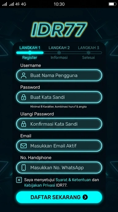 Buat Akun Baru di idr77 Secara Mudah